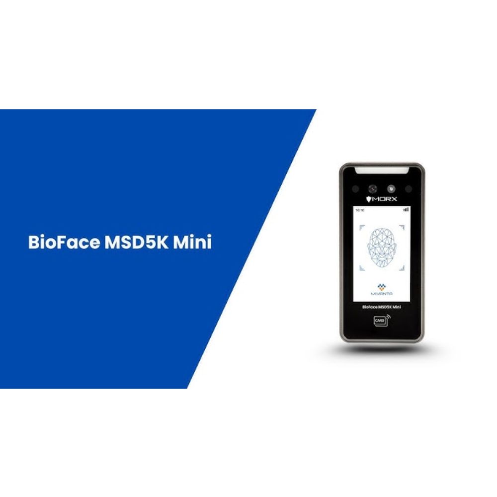 Mivanta Biometric BioFace MSD5K Mini Face Time Attendance | Access Control Terminal With Wi-Fi view 2